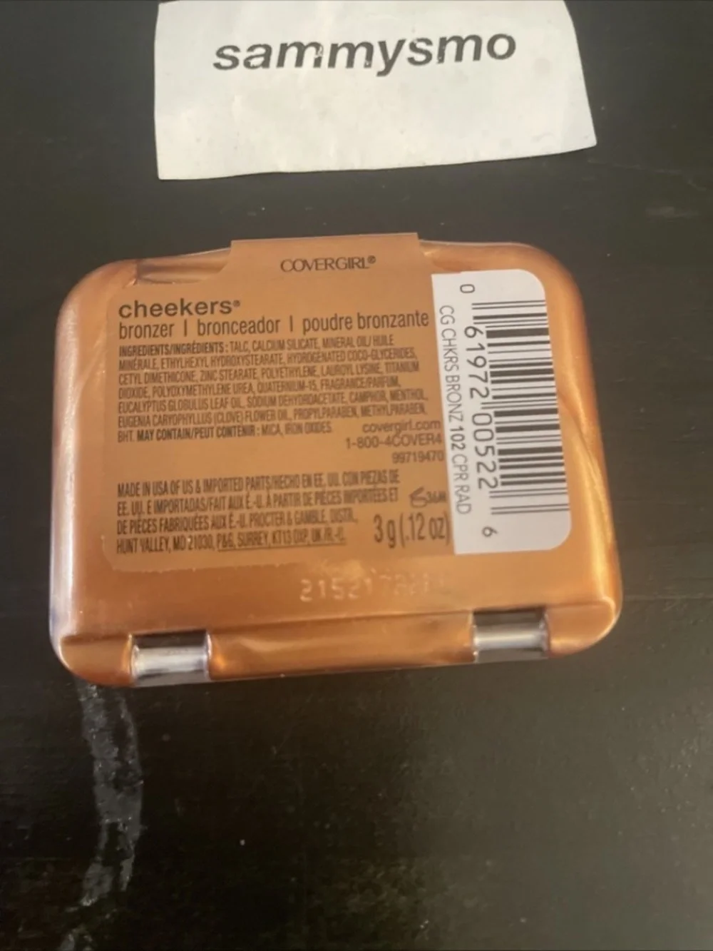 CoverGirl Bronzer Pressed Powder # 102 Copper Radiance RARE HTF